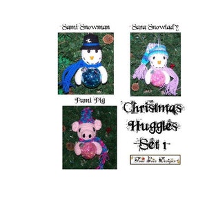 Kerstknuffels Set 1 Ornamenten PDF haakwerk