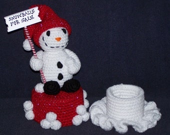 Bolas de nieve a la venta - Patrón de ganchillo PDF Treasure Cake