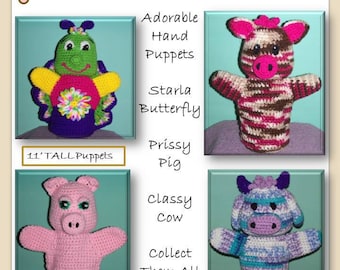 Playful Puppets Volume 1 Crochet Pattern PDF