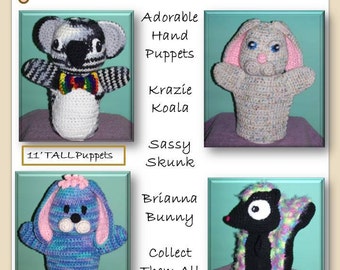 Playful Puppets Volume 2  Crochet Pattern PDF