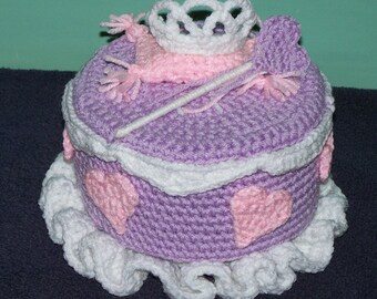 Pretty Princess Treasure Cake PDF crochet pattern