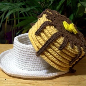 Pancake Stack Treasure Plate PDF Crochet Pattern