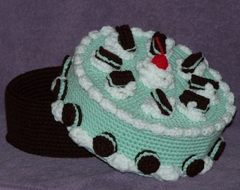 Pastel del Tesoro de Chocolate y Menta Patrón de Ganchillo PDF