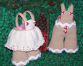 Pantalón Gingerbread Treasure Patrón PDF de Ganchillo