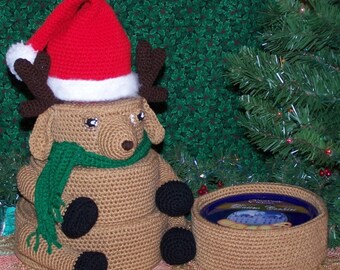 Reindeer Treasure Tower PDF Crochet Pattern