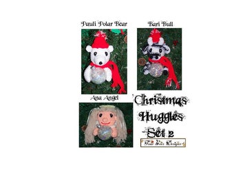 Christmas Huggles Set 2 Ornaments PDF crochet