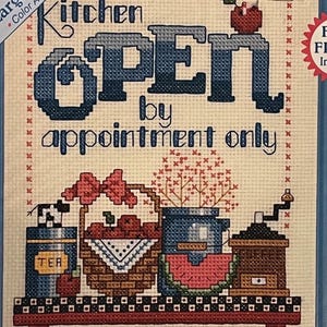 Kitchen Open Cross Stitch Sealed Complete Set Dimensions Stitchables 72106