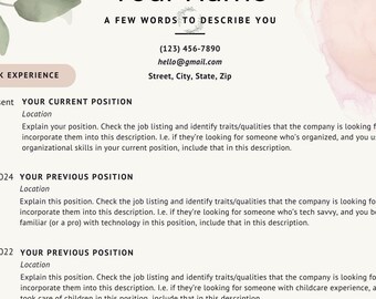 Color Block Cover Letter and Letter of Interest Template, Ready-to-use ...