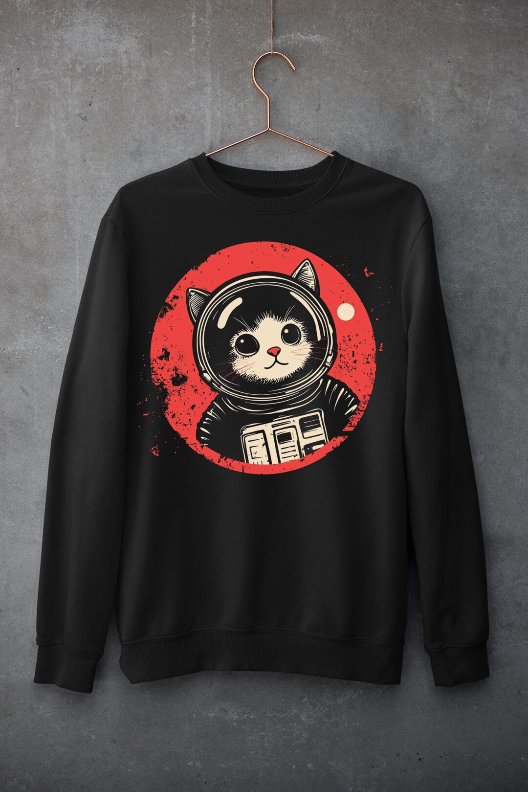Cute Astronaut Cat Print Women's Joggers main image 1