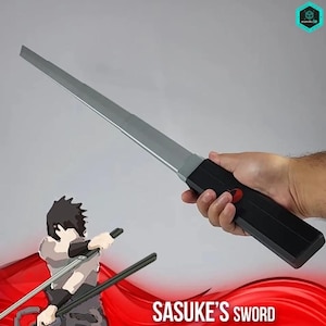 Espada de Kusanagi de Sasuke con vaina – Katana de cosplay de Navuto Shippuden