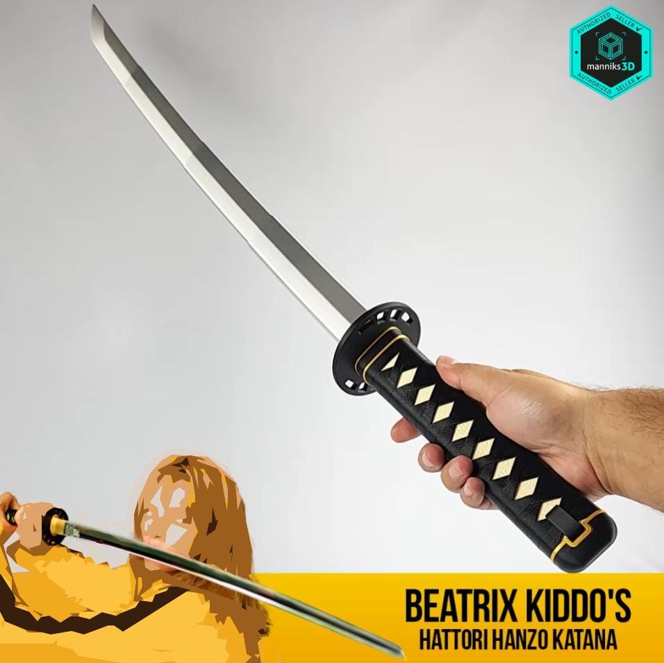 Beatrix Kiddo's Katana - Hattori Hanzo - Inspired Kill Bill Cosplay ...