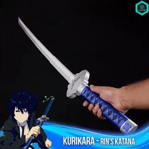 Kurikara – Rin Okumuras Katana – Blauer Exorzist – Cosplay Klappschwert