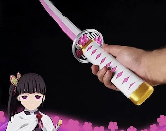 Katana colapsable de Kanao – Hoja Nichirin – Réplica de la espada Demon Slayer – Accesorio de cosplay de anime