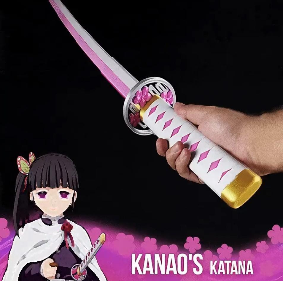 Accessoires Cosplay Katana En Plastique - Lot De 2 - Modèle Noir - Pour Halloween, Déguisement Ou Jeu De Rôle