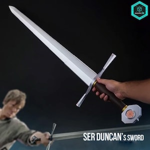 Inklapbaar zwaard van een middeleeuwse ridder – een op de iconische serie geïnspireerd cosplay-accessoire