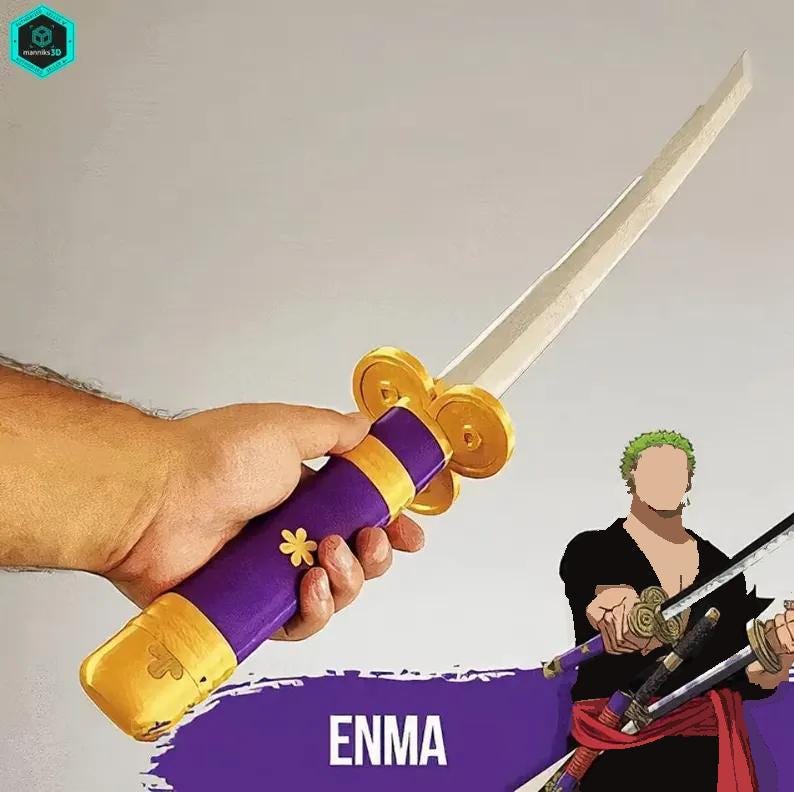 5/10迄の出品 コスプレ ワンピース ゾロの刀3本セット ゾロの三刀流スタイル折りたたみ式コスプレ刀3本セット - Etsy 日本
