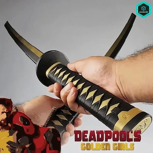 Deadpool’s Golden Girls Katanas – Deadpool & Wolverine Movie Cosplay