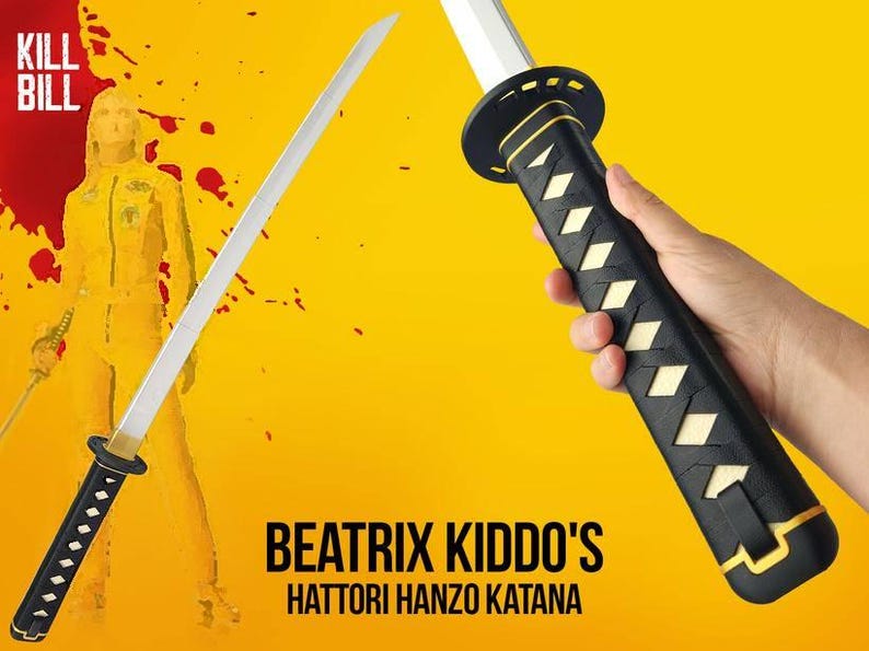 Beatrix Kiddo's Katana - Hattori Hanzo - Inspired Kill Bill Cosplay ...
