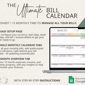 Budget Planner, Monthly Paycheck Budget, Bill Tracker Spreadsheet, Google Sheets Bundle, Debt Payoff Tracker, Debt Snowball, Savings Tracker