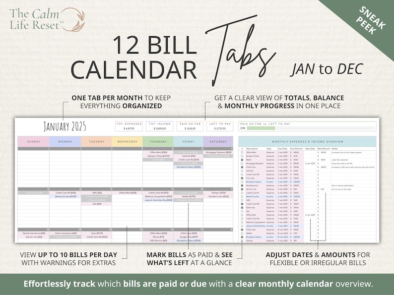 Budget Planner, Monthly Paycheck Budget, Bill Tracker Spreadsheet, Google Sheets Bundle, Debt Payoff Tracker, Debt Snowball, Savings Tracker