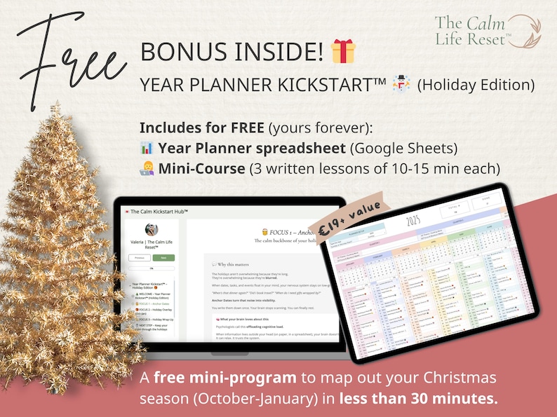 Christmas Gift Tracker Google Sheets: Gift Planner Spreadsheet, Holiday Budget Planner, Christmas Gift Planner, Card Tracker + FREE BONUS!