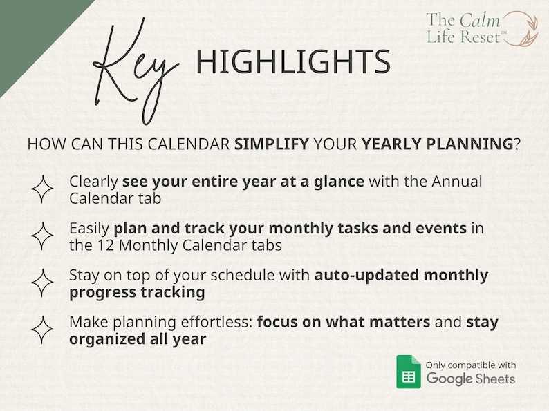 2026 Calendar Spreadsheet: Google Sheets Yearly Calendar, Monthly Tracker Routine, Daily Schedule Weekly Calendar Spreadsheet Calendar Daily