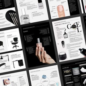 Nail Tech Training Manual Template Certificate Template Nails Instructor Ebook Template Beginners Guide Nail Course