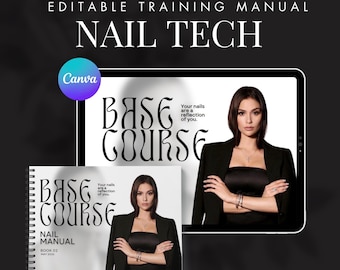 Nail Tech Training Manual: Editable Nail Course Guide (A5)