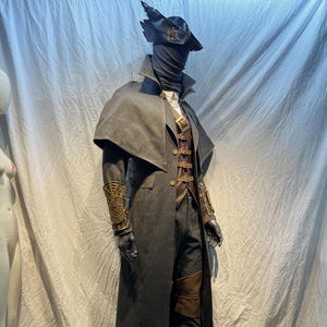 Handmade Bloodborne Hunter complete character costume set.