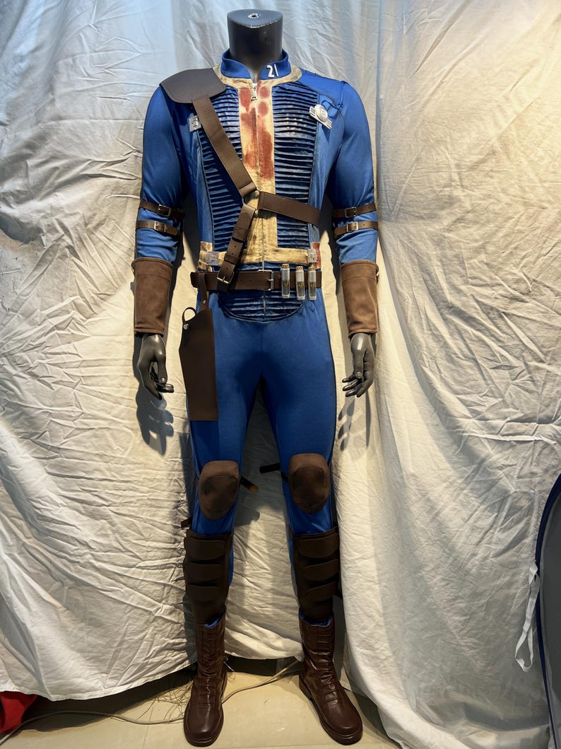 Fallout Shelter Cosplay,Vault 33 Cosplay Costume: Modular LED Lighting. image 1