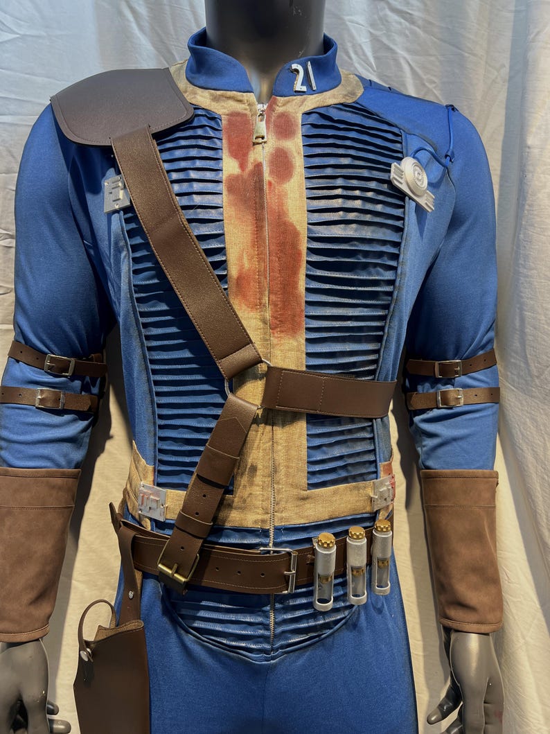 Fallout Shelter Cosplay,Vault 33 Cosplay Costume: Modular LED Lighting. image 2