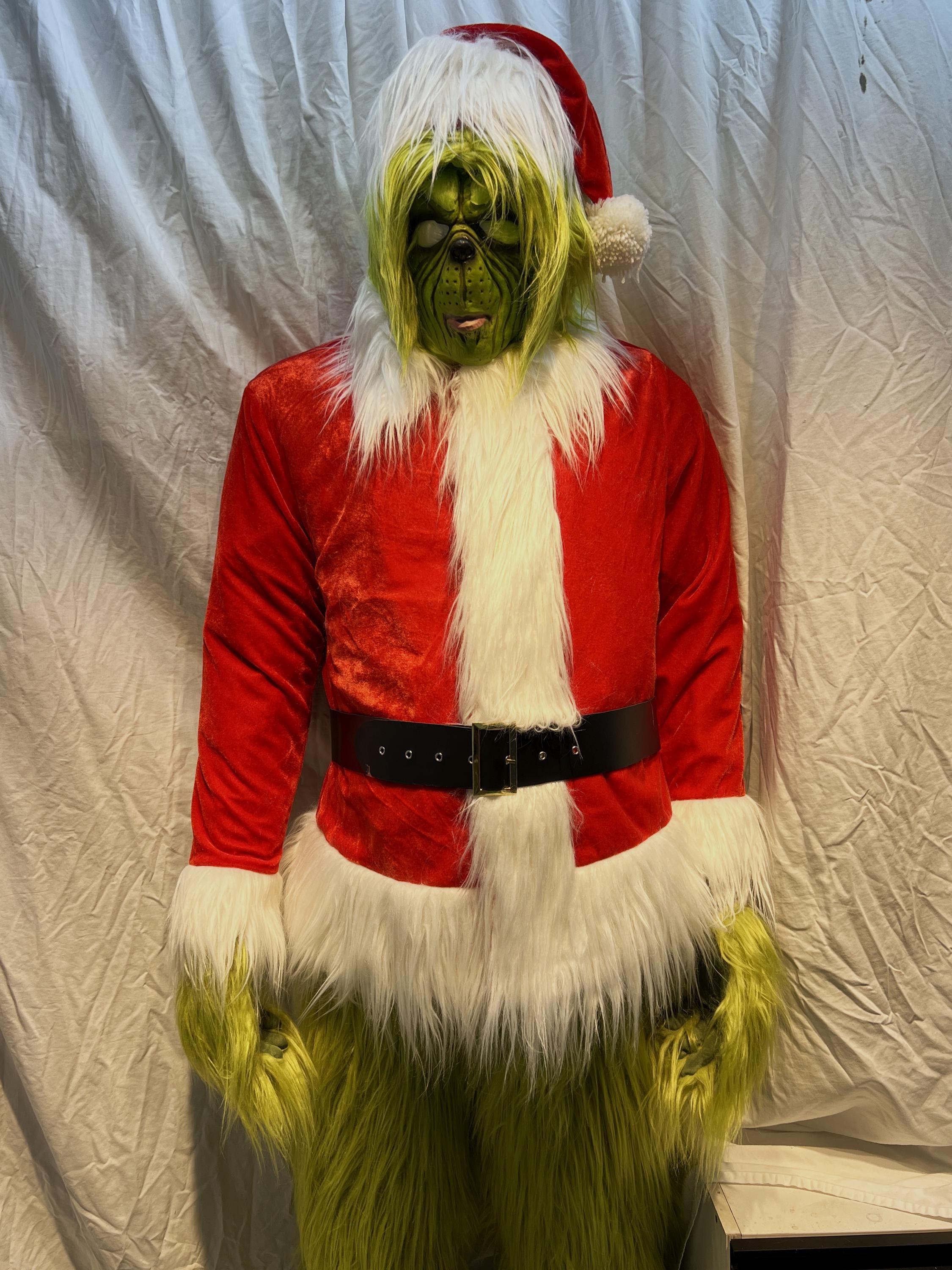 グリンチのクリスマスコスチュームセット、ぬいぐるみキャラクター衣装