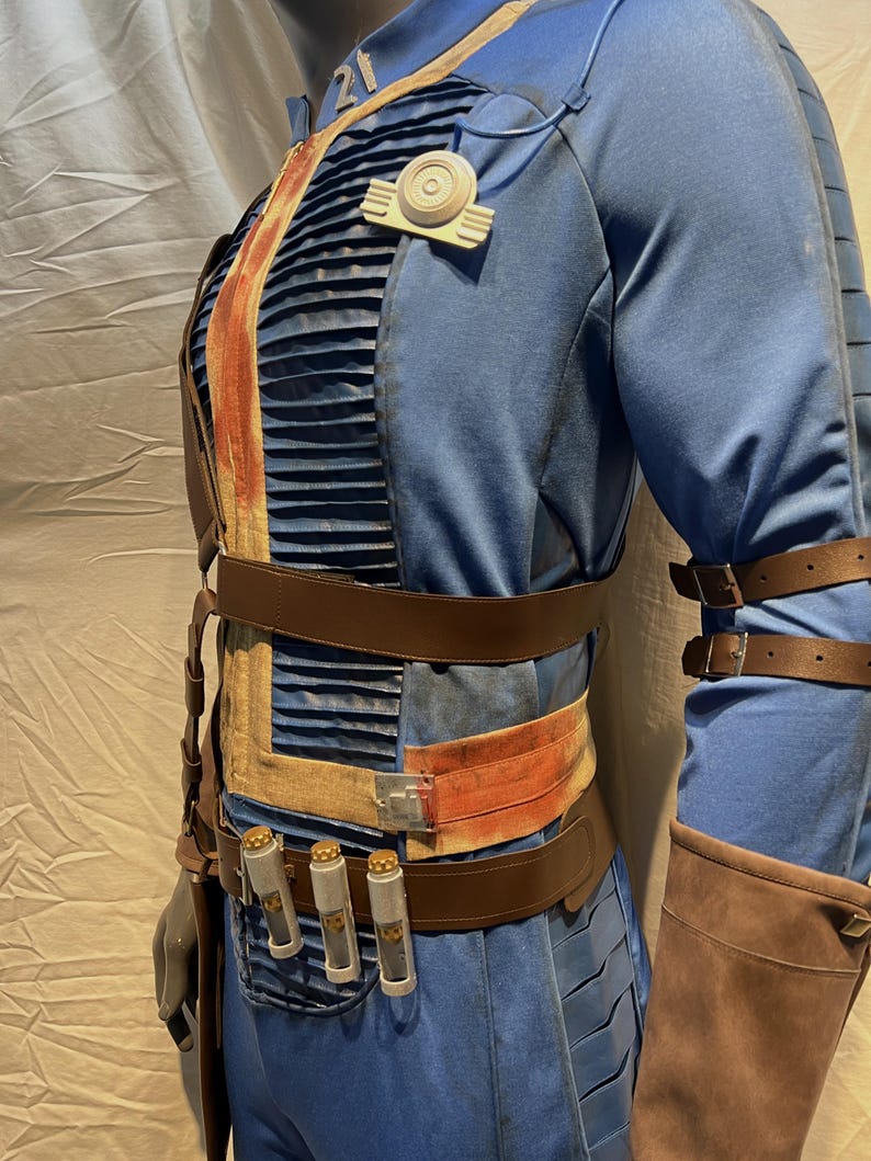 Fallout Shelter Cosplay,Vault 33 Cosplay Costume: Modular LED Lighting. image 6