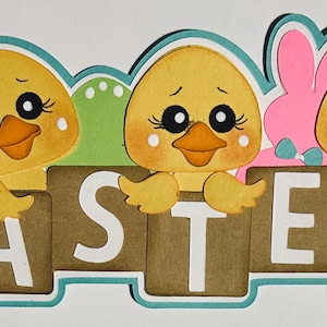 Easter Scrapbook Handmade Paper Piecing Embellishment Die Cut Elite4u