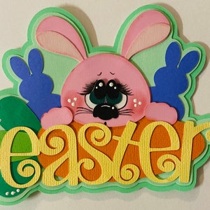 Easter handmade title 4 scrapbook pages cards