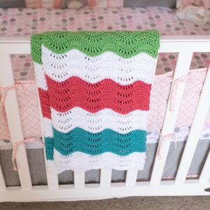 Crochet baby blanket pattern baby afghan crochet pattern crochet blanket pattern easy ripple baby blanket pattern chevron baby blanket