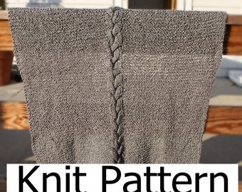 Cable knit blanket pattern, easy knit blanket pattern, easy knit afghan pattern, cable blanket pattern, knit crib blanket