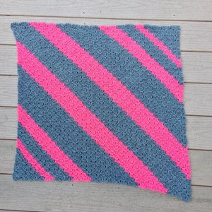crochet baby blanket pattern, crochet pattern, crochet blanket pattern, crochet afghan pattern, swaddle blanket pattern, corner to corner image 1