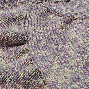 Baby blanket knit pattern, knit round baby blanket pattern, knit baby afghan pattern, knit blanket pattern, knit carseat blanket pattern image 5
