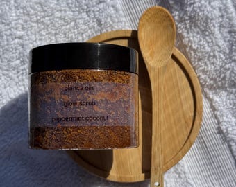 Esfoliante Corporal Artesanal de Açúcar com Hortelã-Pimenta e Coco Blanca Oils |