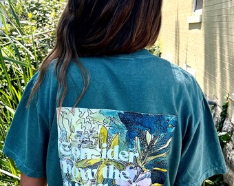 Consider the Wildflowers (Luke 12:27) Christian T-shirt