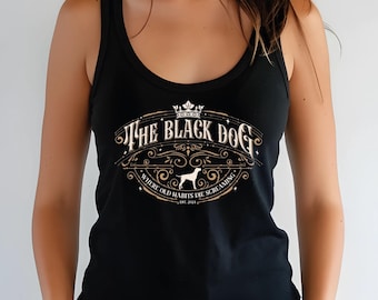 The Black Dog 'Old Habits' Racerback Tank Top, V-Neck Shirt