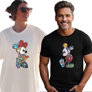 Disney Couples Mickey And Minnie Mouse T-shirt, Mickey And Minnie Matching Tee, Magic Kingdom Family Shirt, Comfort Colors Disney Trip  Tee