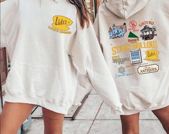 Sudadera de Stars Hollow, Sudadera con capucha de Lukes Diner, Huelo a nieve