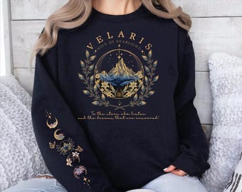 Velaris City of Starlight Sweatshirt - Acotar Night Court Hoodie