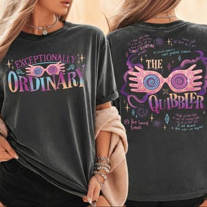 Exceptionally Ordinary Shirt, Quibbler Wizard Vibe Bookish Top