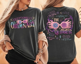 Exceptionally Ordinary Shirt, Quibbler Wizard Vibe Bookish Top