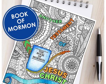 El Libro de Mormón: Otro Testamento de Jesucristo - Página para colorear imprimible - La Iglesia de Jesucristo de los Santos de los Últimos Días