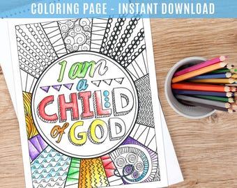 Hijo de Dios - Página para colorear imprimible - La Iglesia de Jesucristo de los Santos de los Últimos Días