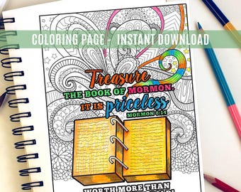 Book of Mormon Golden Plates - Printable Coloring Page - The Church of Jesus Christ of Latter-day Saints